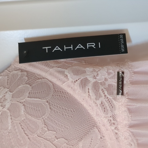 Tahari babydoll nightgown and g-string set, heavenly pink, XL, 38C, NWT - Picture 4 of 8